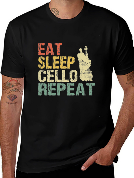 Eat Sleep Cello Repeat T-Shirt