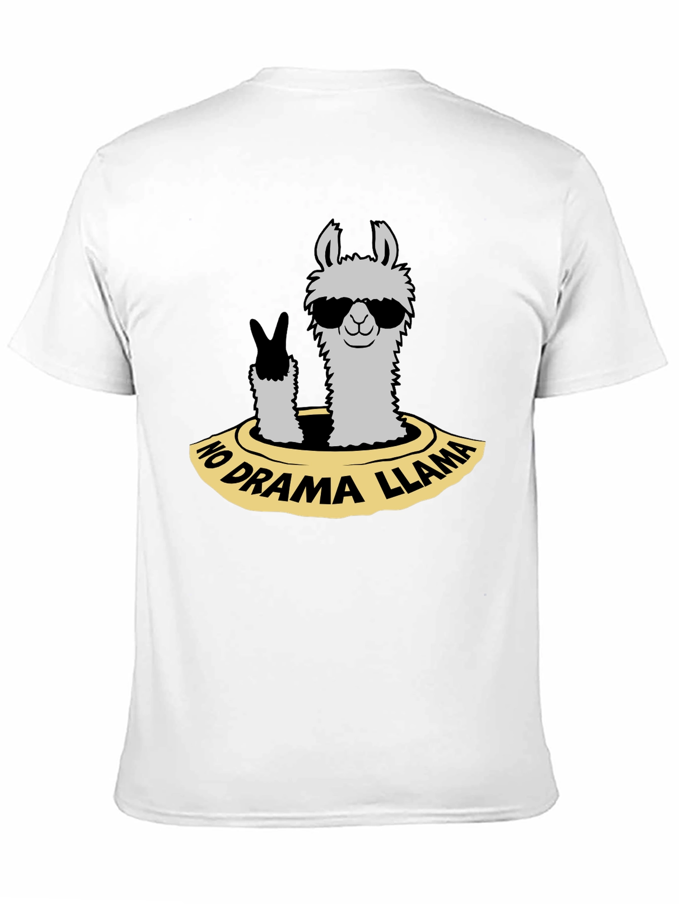 No Drama Llama T-Shirt - Cool Animal Graphic Tee