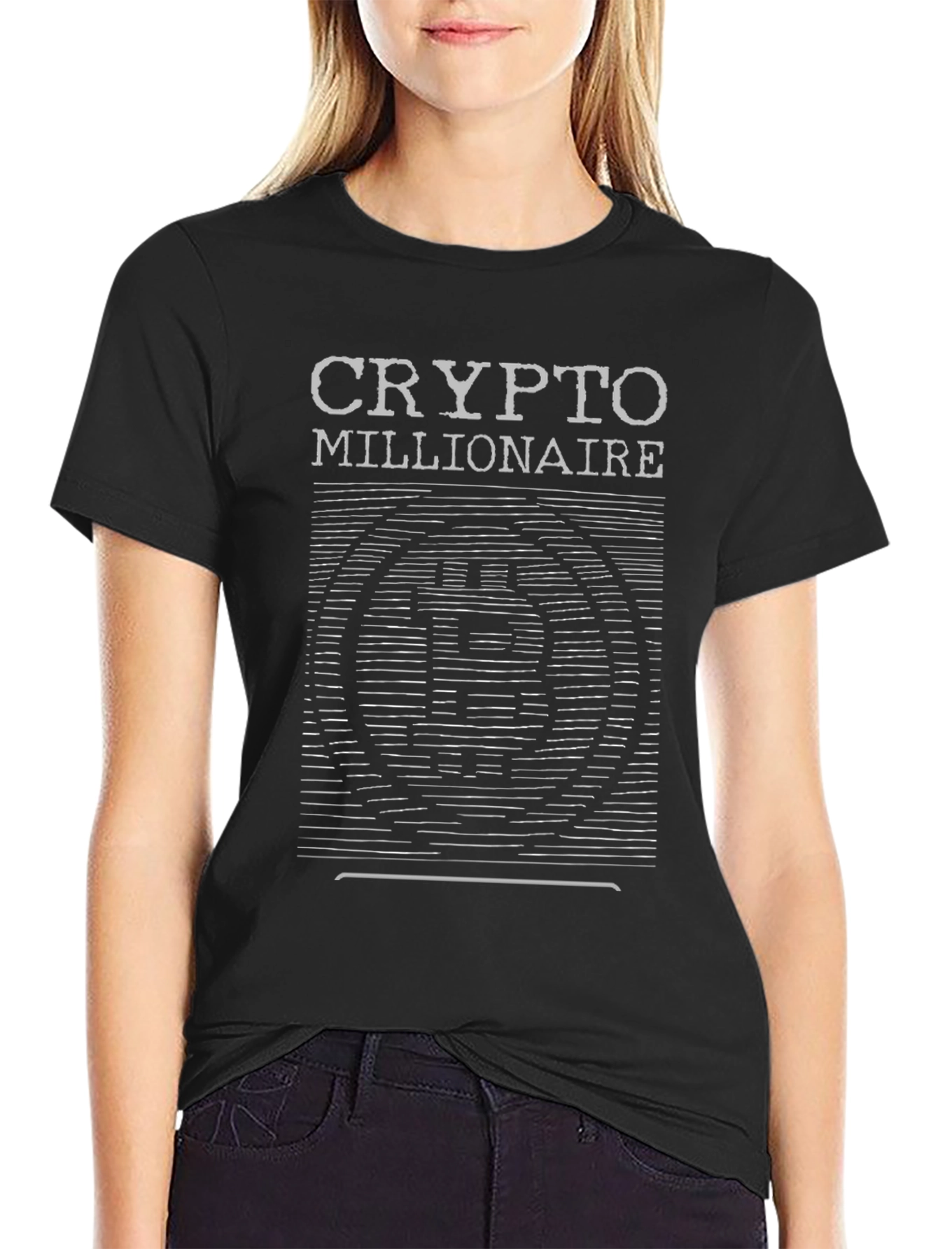 Crypto Millionaire Graphic Tee - Bitcoin Enthusiast T-Shirt