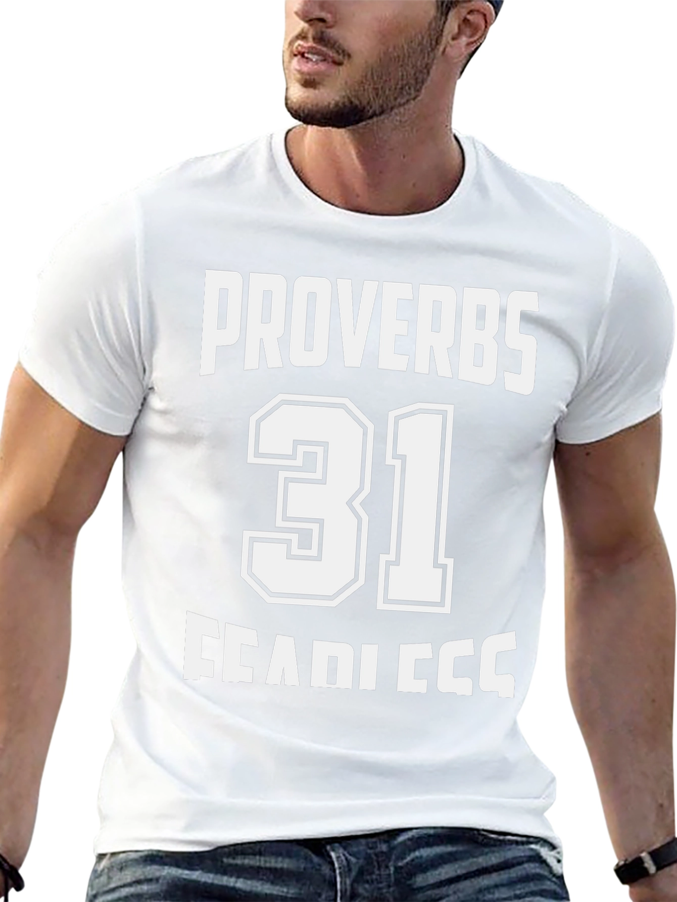 Proverbs 31 Fearless T-Shirt - Christian Apparel