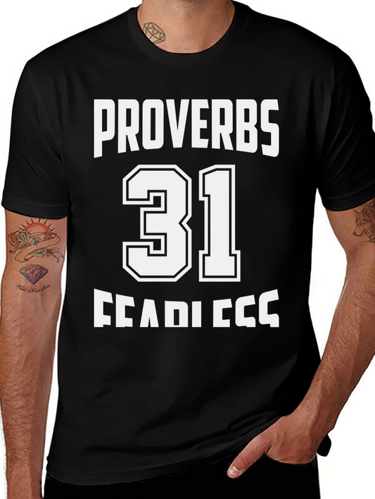 Proverbs 31 Fearless T-Shirt - Christian Apparel