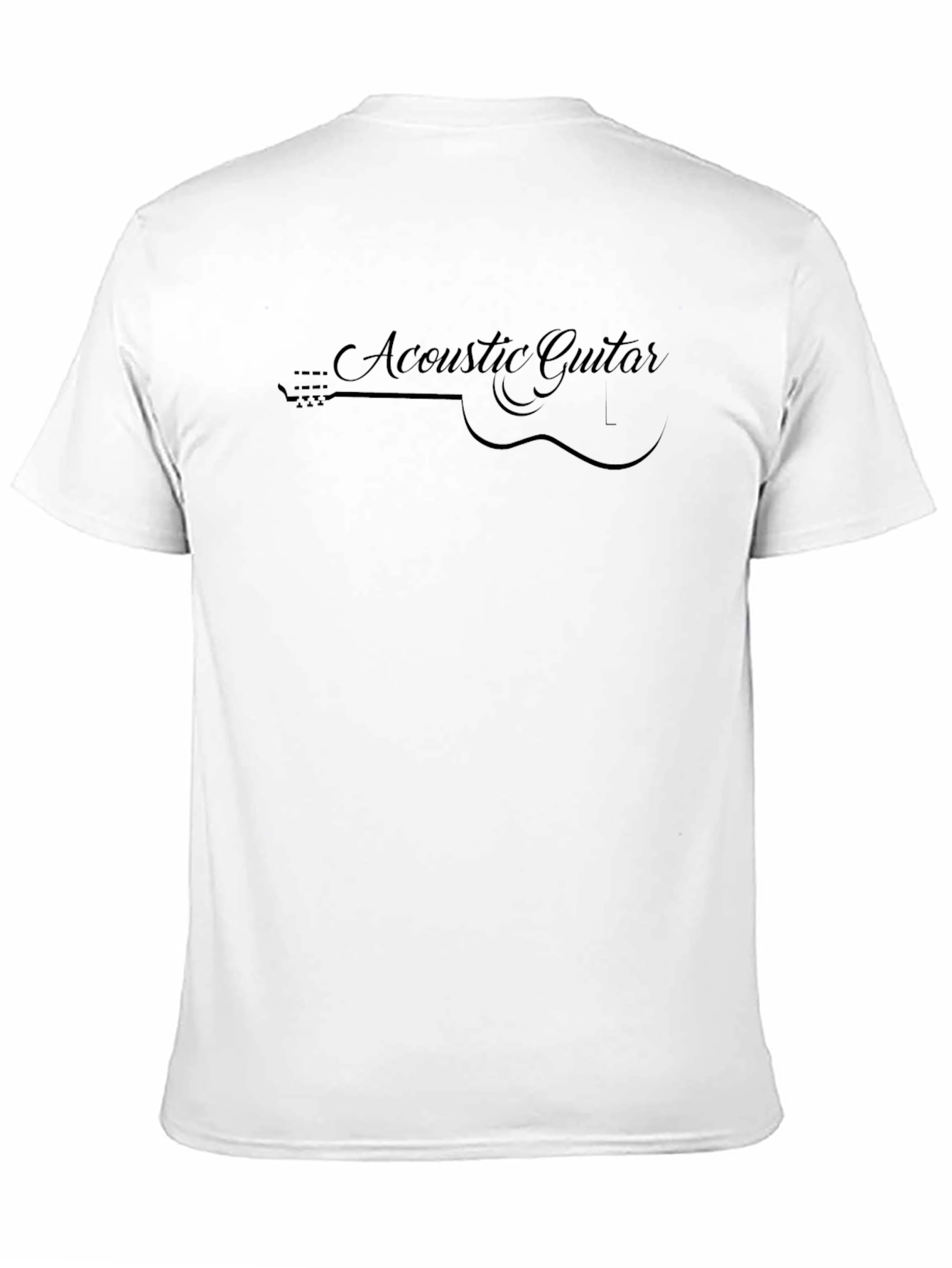 Acoustic Guitar Graphic T-Shirt - Musician Tee
