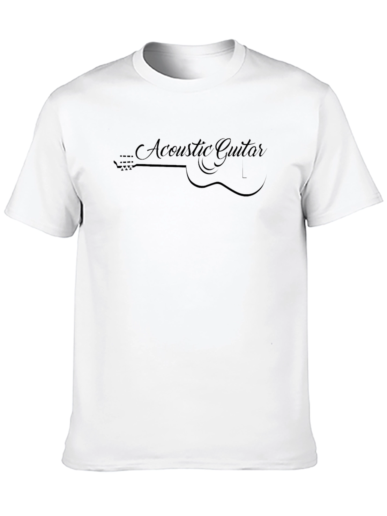 Acoustic Guitar Graphic T-Shirt - Musician Tee