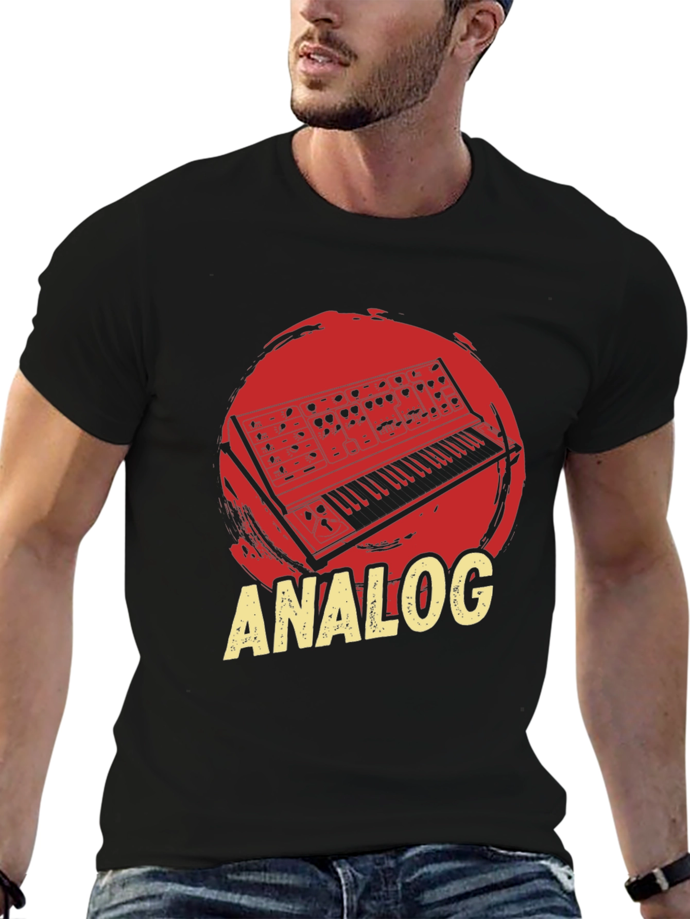 Analog Synth T-Shirt - Retro Music Design