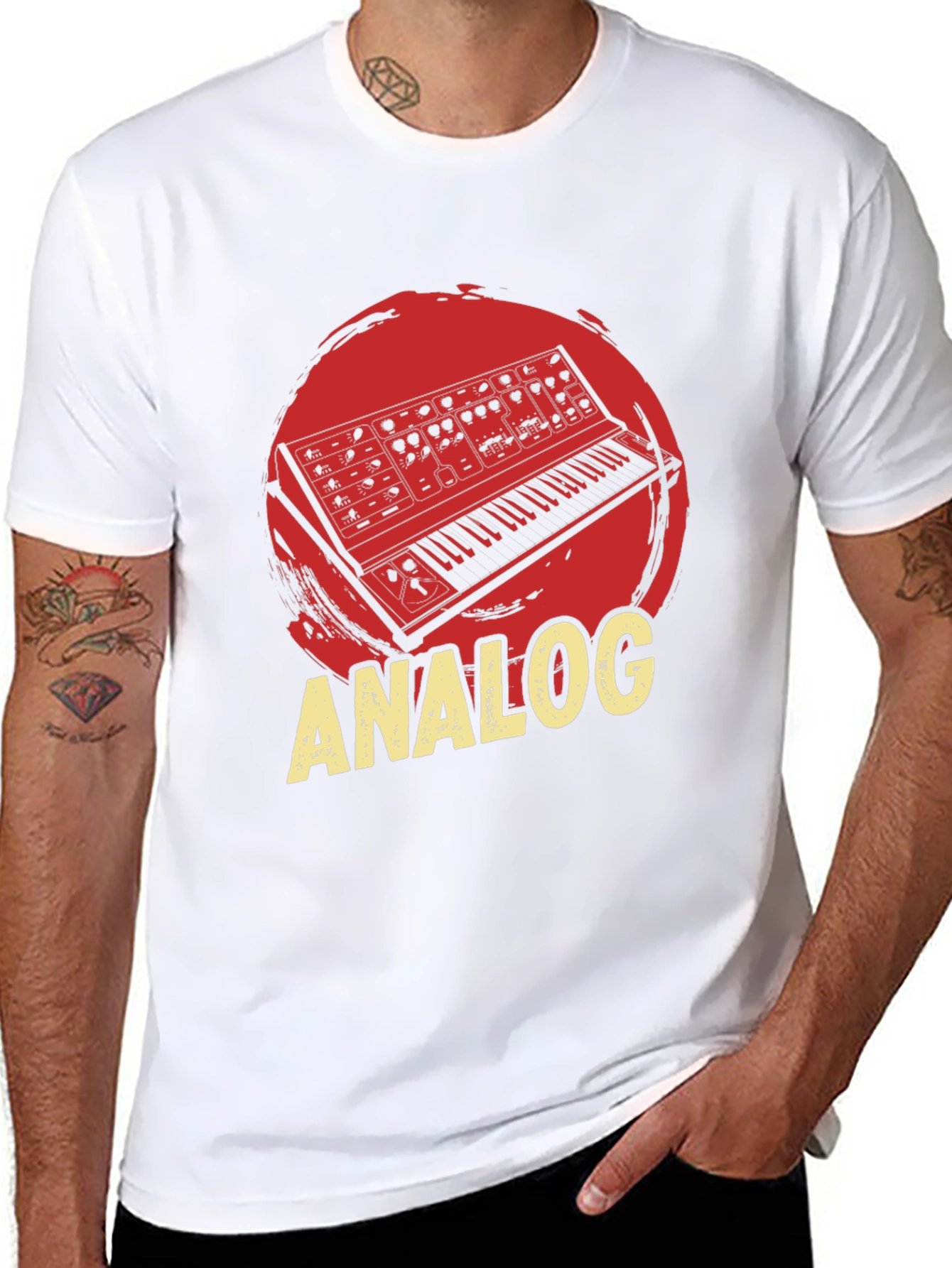 Analog Synth T-Shirt - Retro Music Design