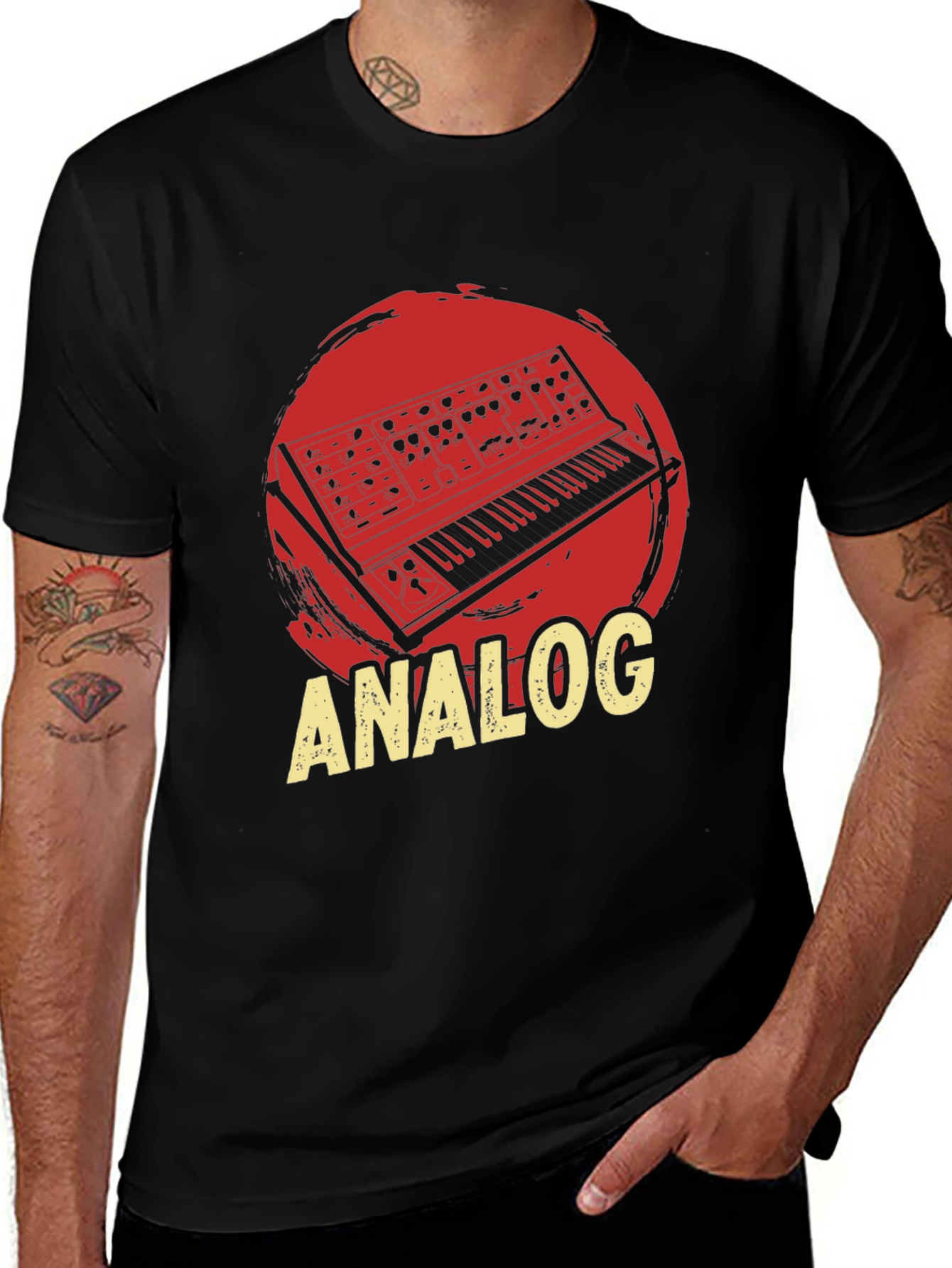 Analog Synth T-Shirt - Retro Music Design