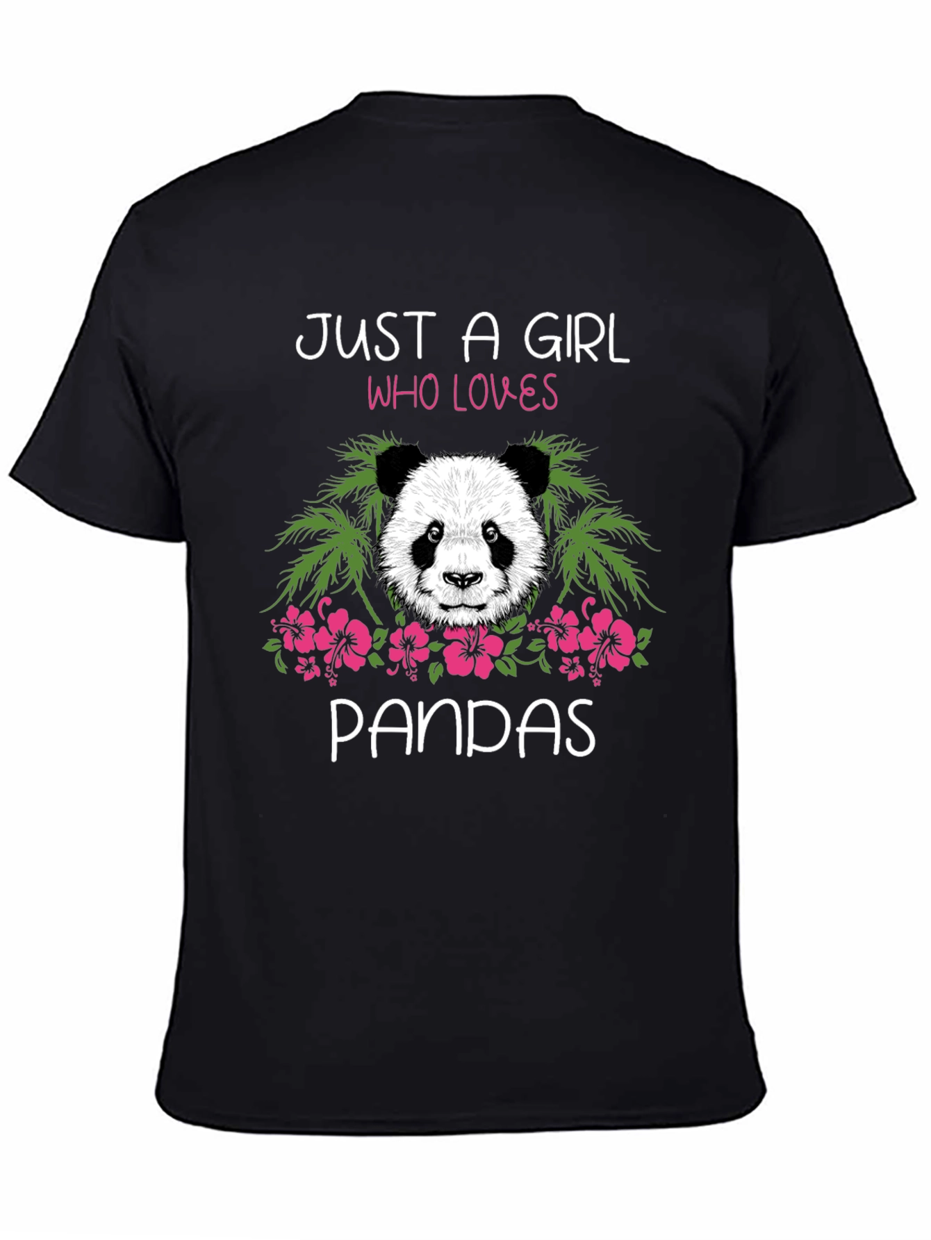 Just a Girl Who Loves Pandas Graphic Tee