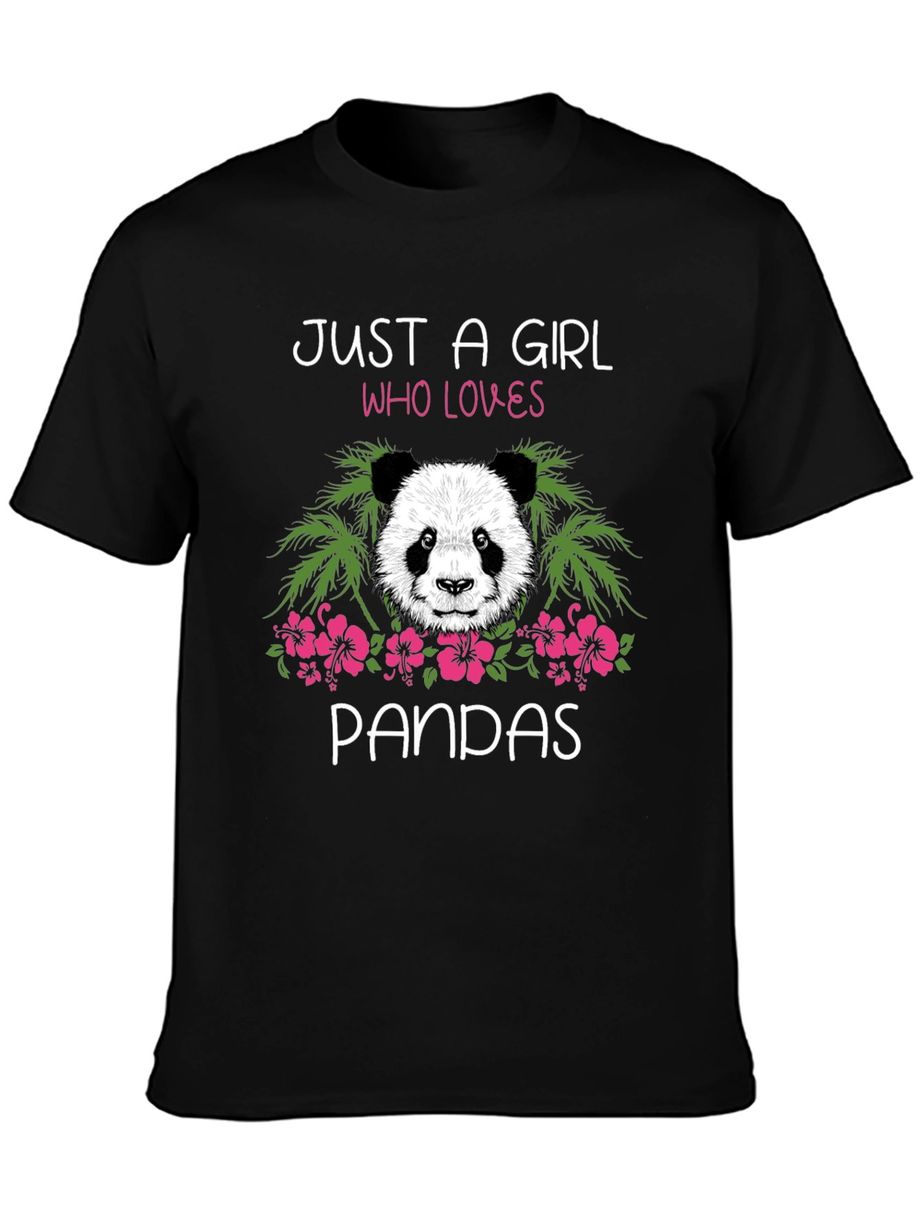Just a Girl Who Loves Pandas Graphic Tee