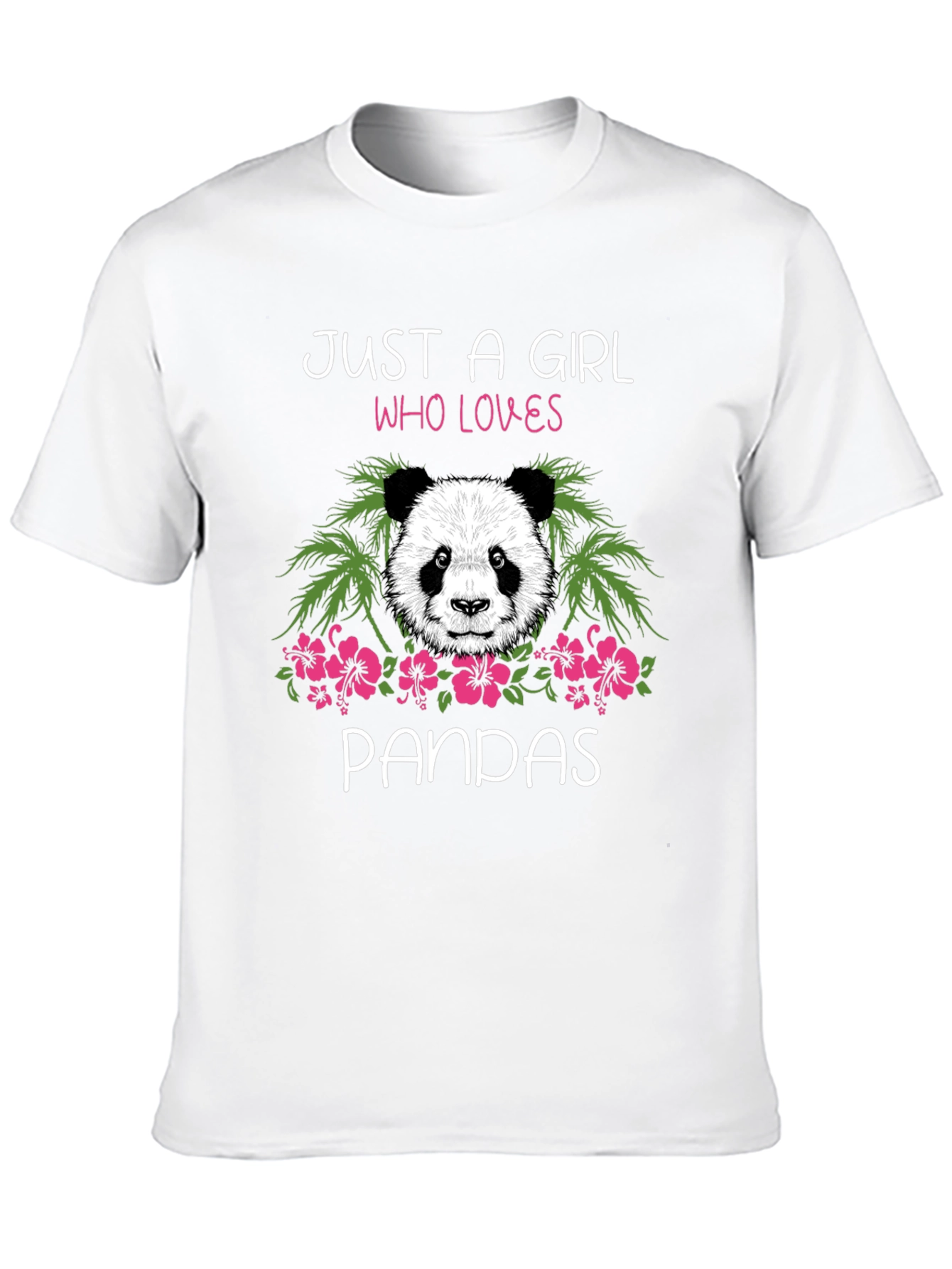 Just a Girl Who Loves Pandas Graphic Tee