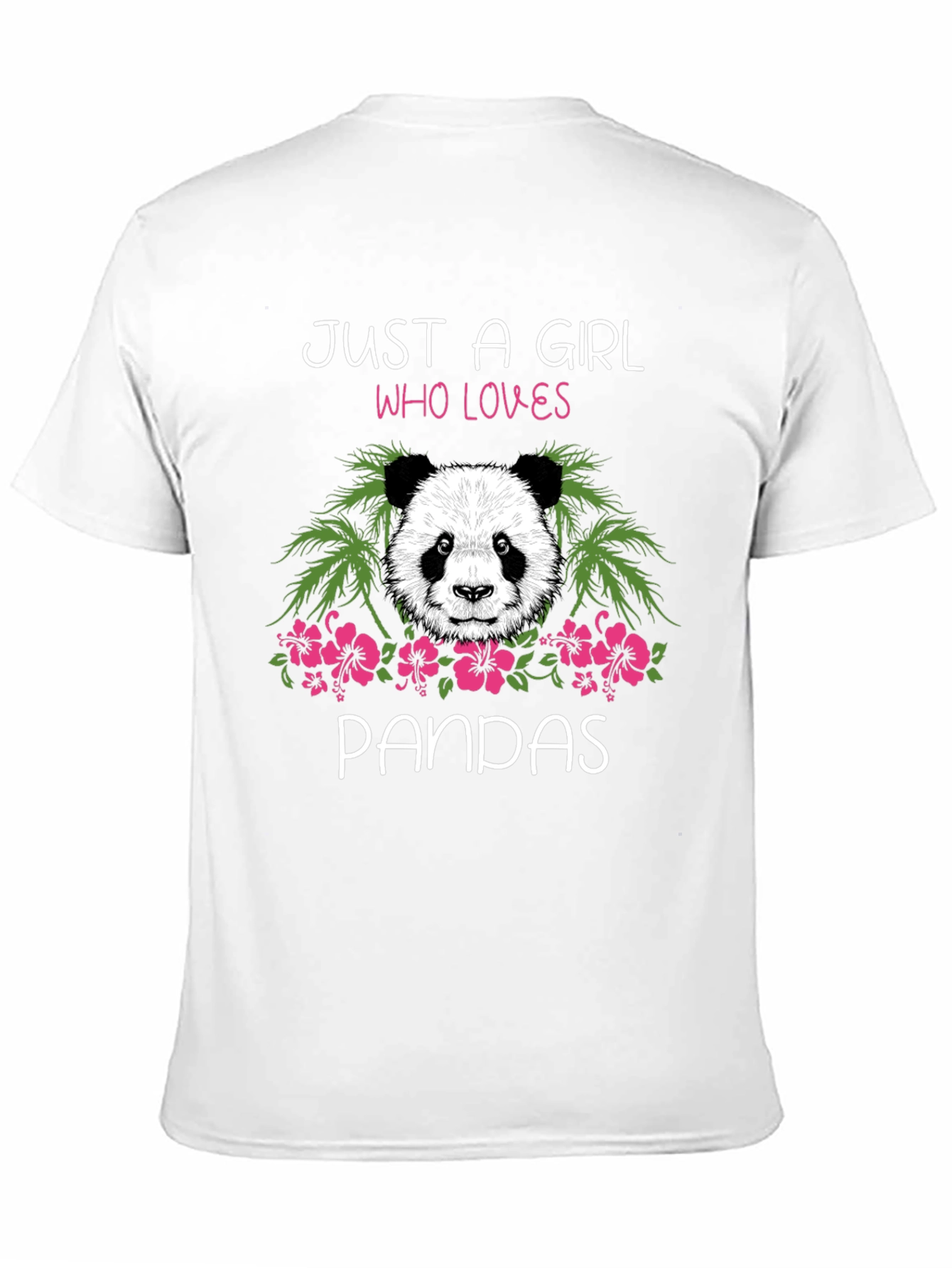 Just a Girl Who Loves Pandas Graphic Tee