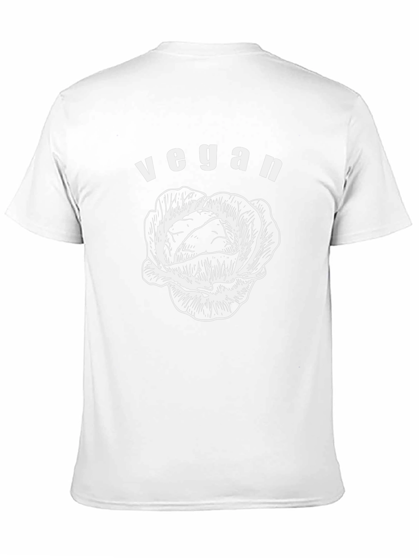 Vegan Cabbage Graphic T-Shirt - Stylish & Comfortable