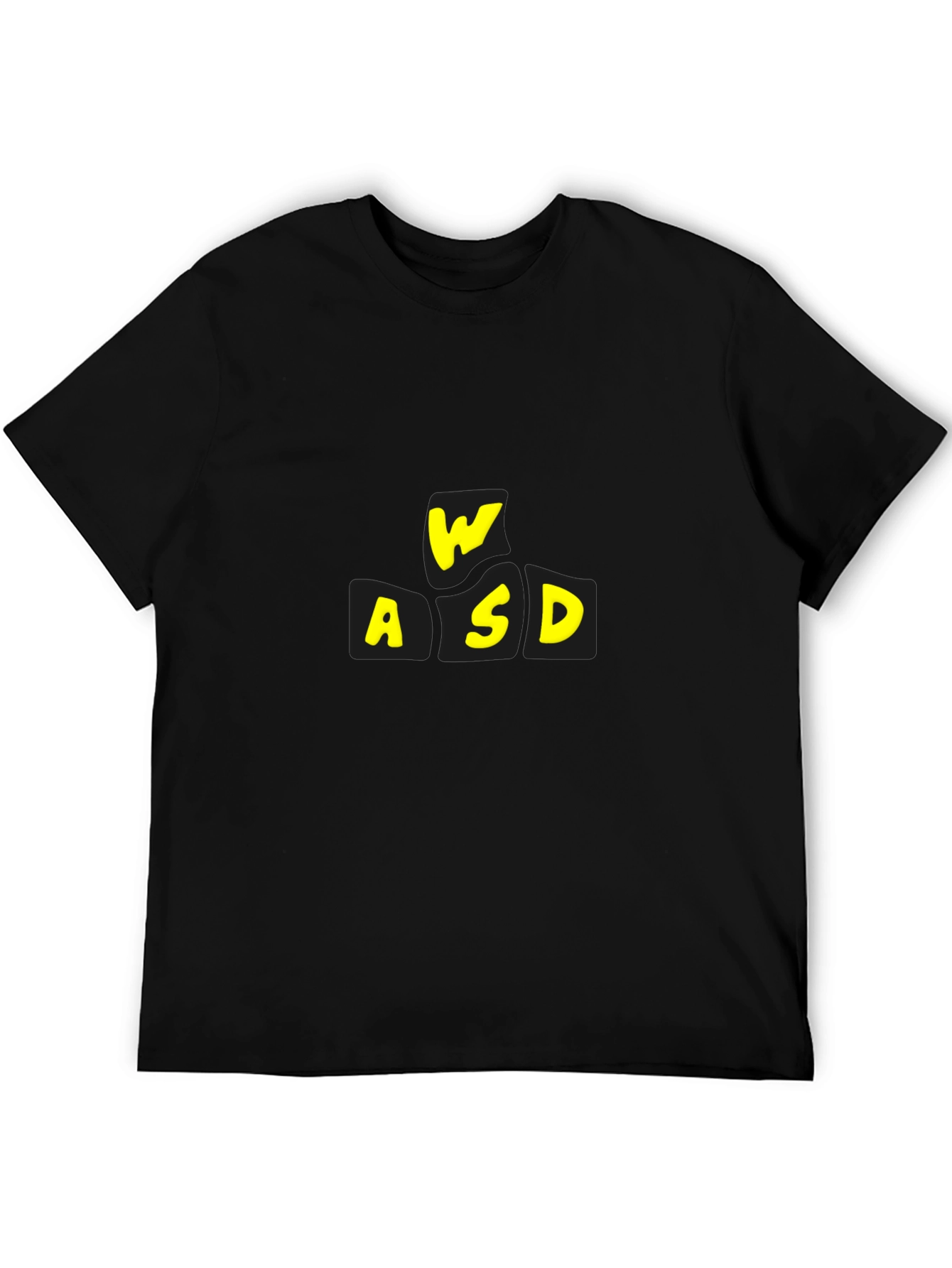 WASD Gaming T-Shirt - Black Short Sleeve