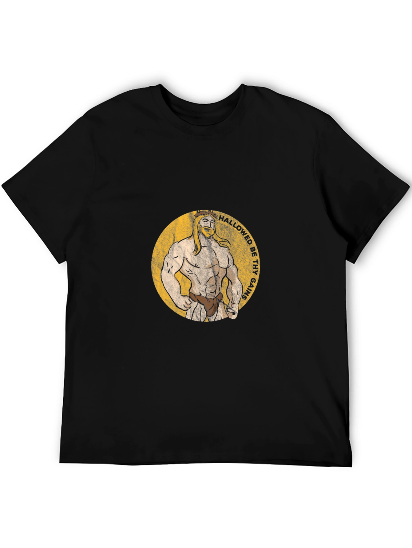 Hallowed Be Thy Gains T-Shirt Black