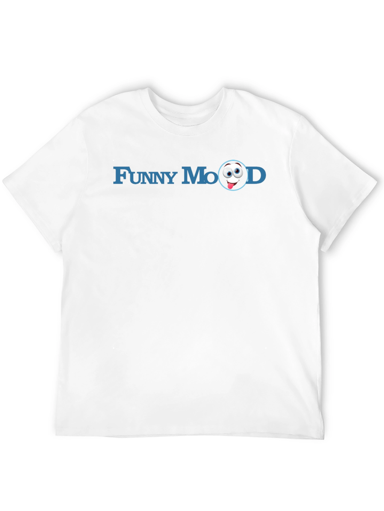 Funny Mood Graphic Tee - Soft Black Cotton T-Shirt