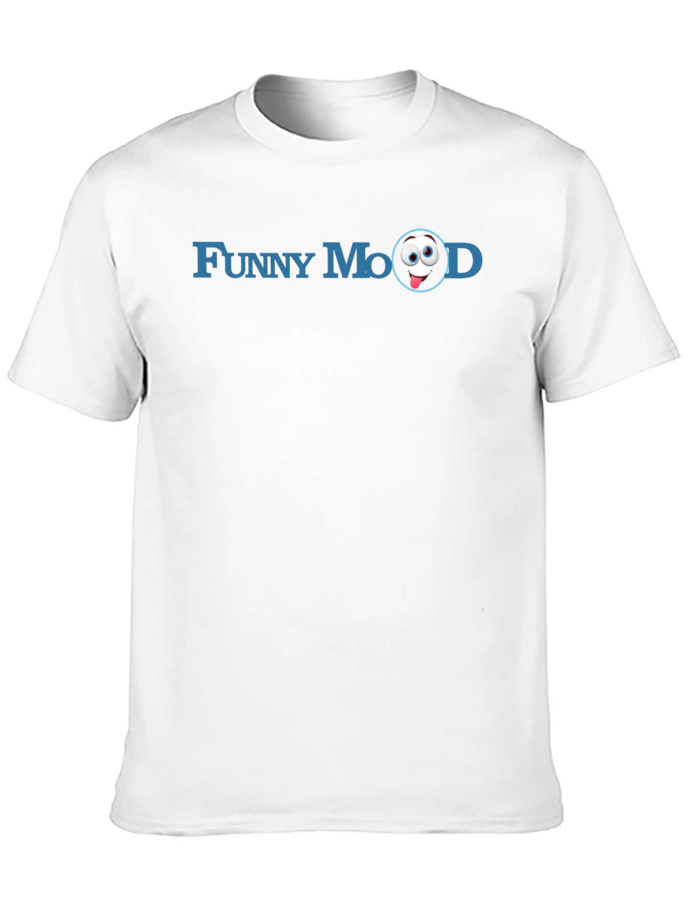 Funny Mood Graphic Tee - Soft Black Cotton T-Shirt