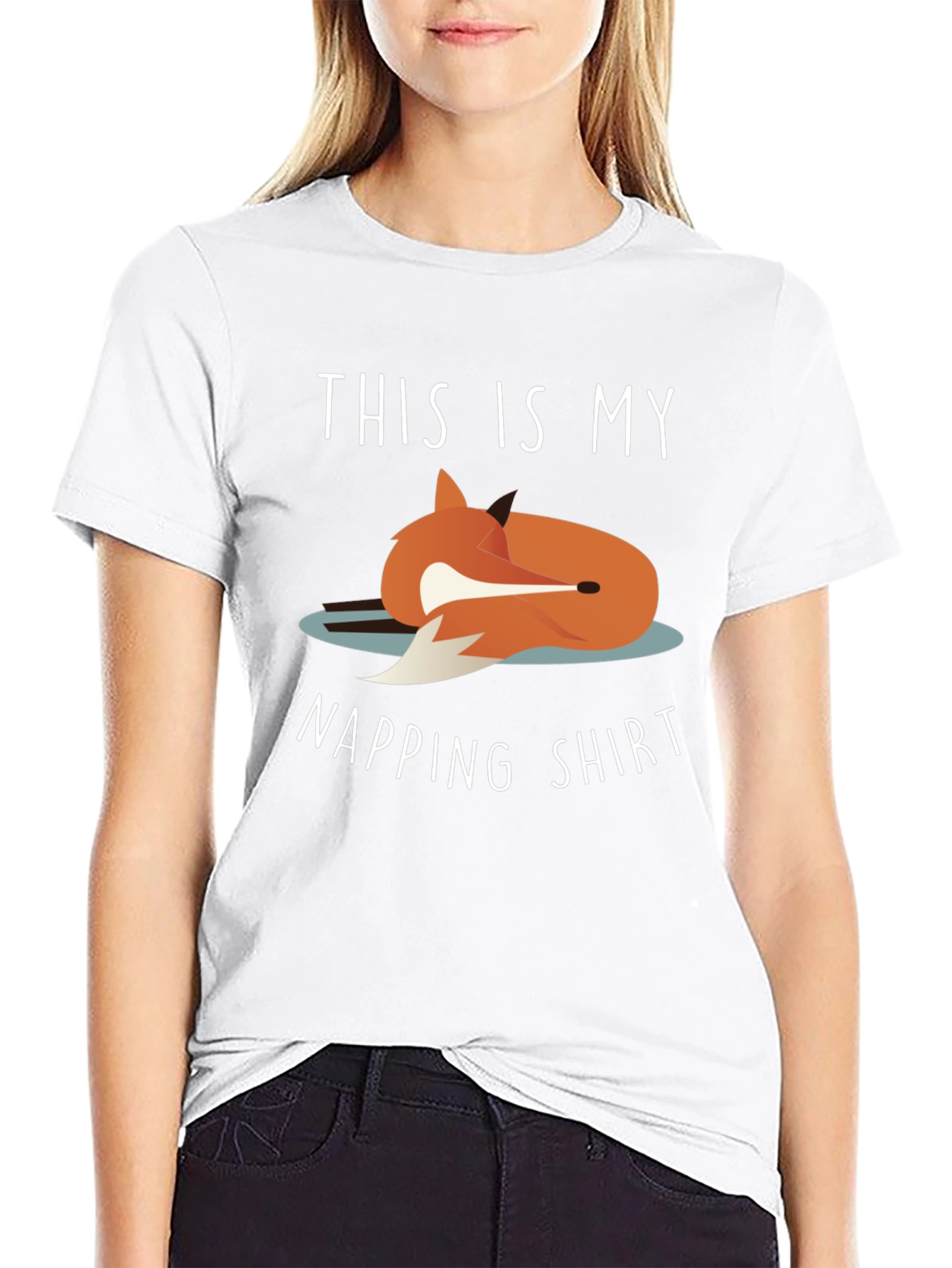 Napping Shirt - Fox Graphic Tee - Unisex