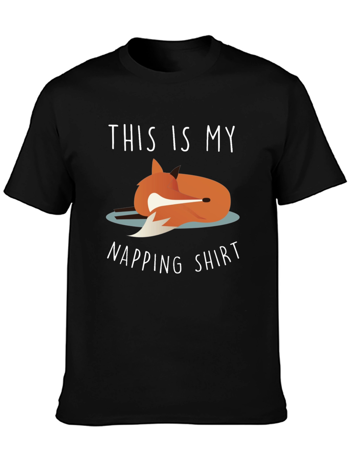 Napping Shirt - Fox Graphic Tee - Unisex