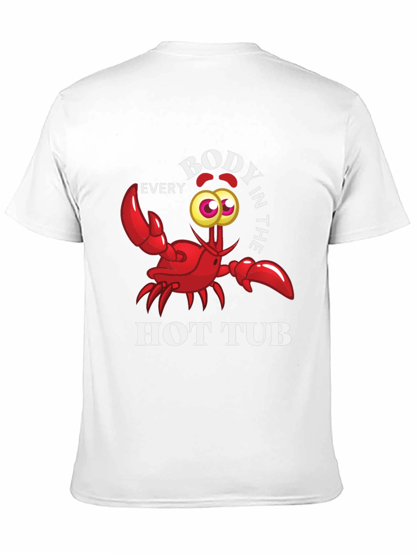 Every Body in the Hot Tub Black Graphic T-Shirt