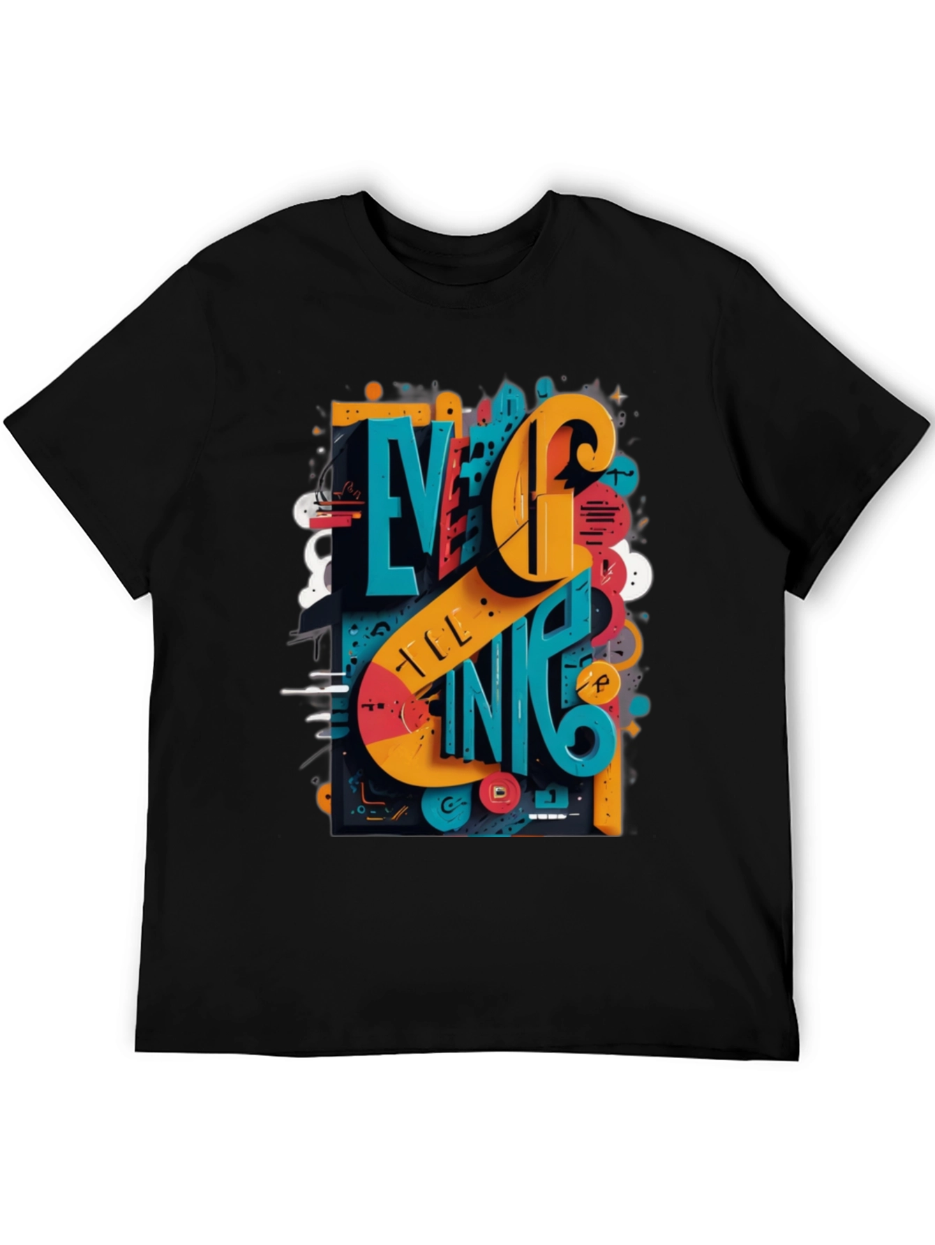 Cool Urban Art Graphic Print T-Shirt