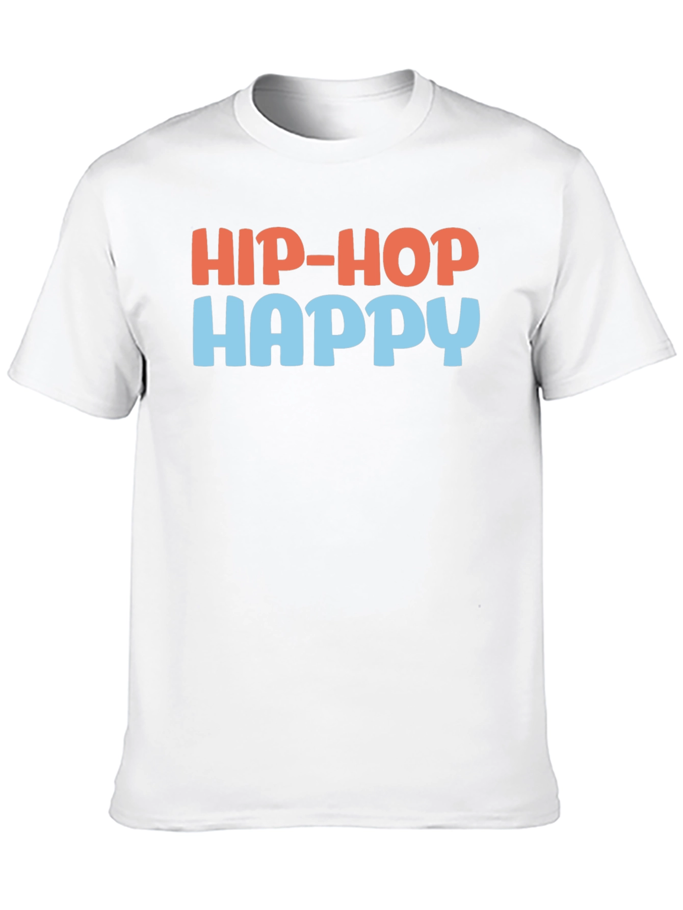 Hip-Hop Happy Graphic Tee - Unisex