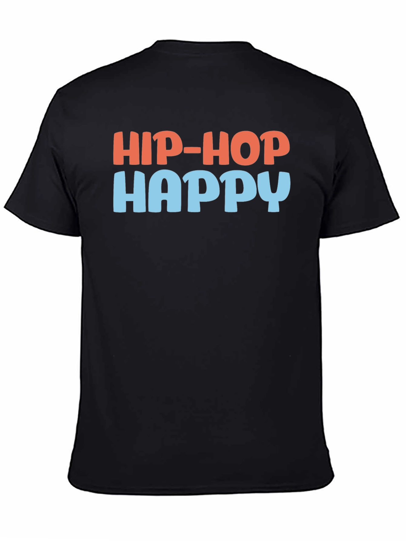 Hip-Hop Happy Graphic Tee - Unisex