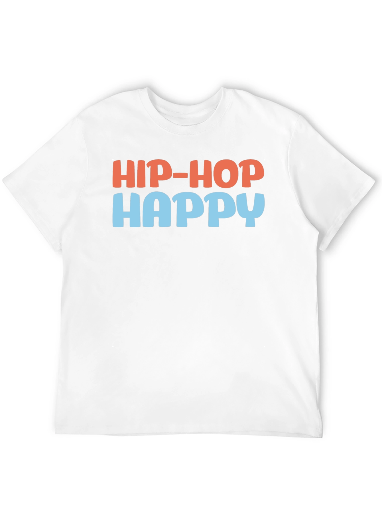 Hip-Hop Happy Graphic Tee - Unisex