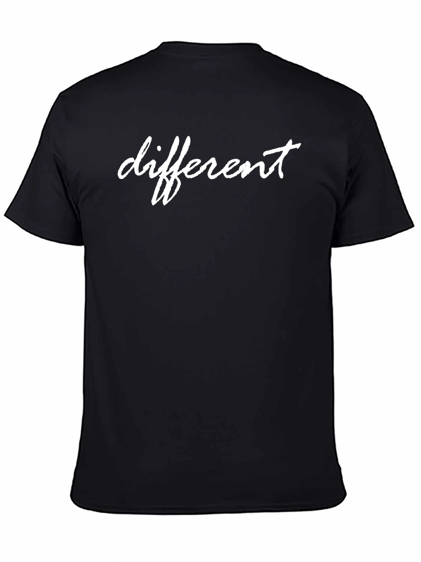 Different Graphic Black T-Shirt - Casual Style