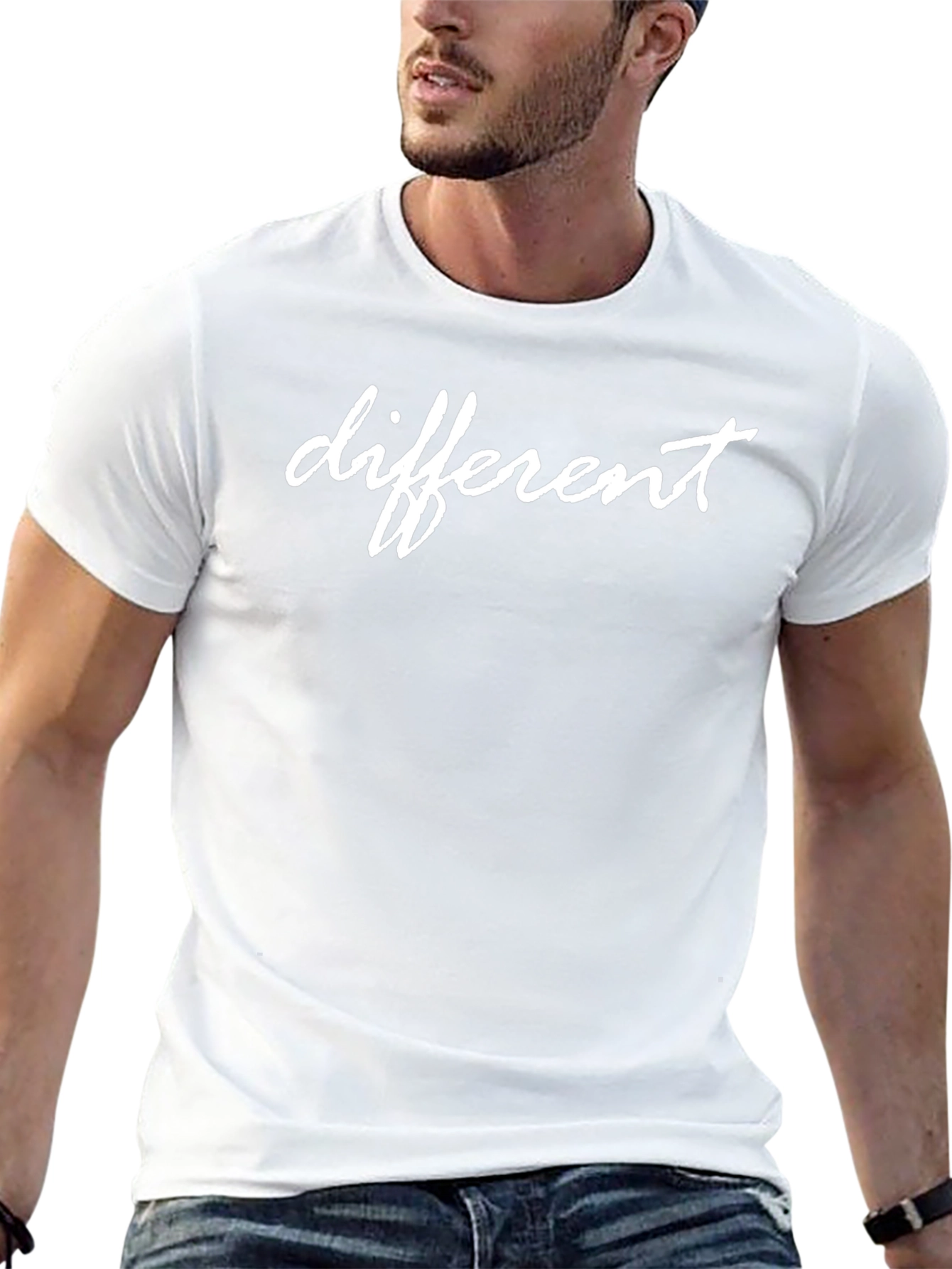 Different Graphic Black T-Shirt - Casual Style