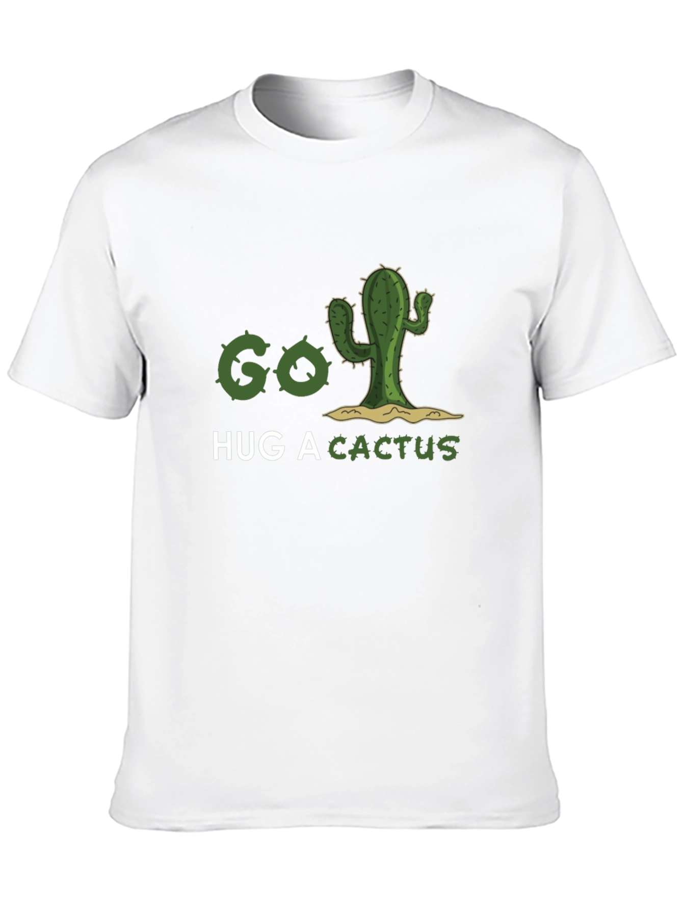 Go Hug A Cactus T-Shirt - Funny Graphic Tee