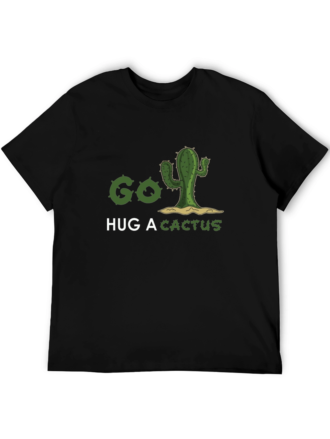 Go Hug A Cactus T-Shirt - Funny Graphic Tee