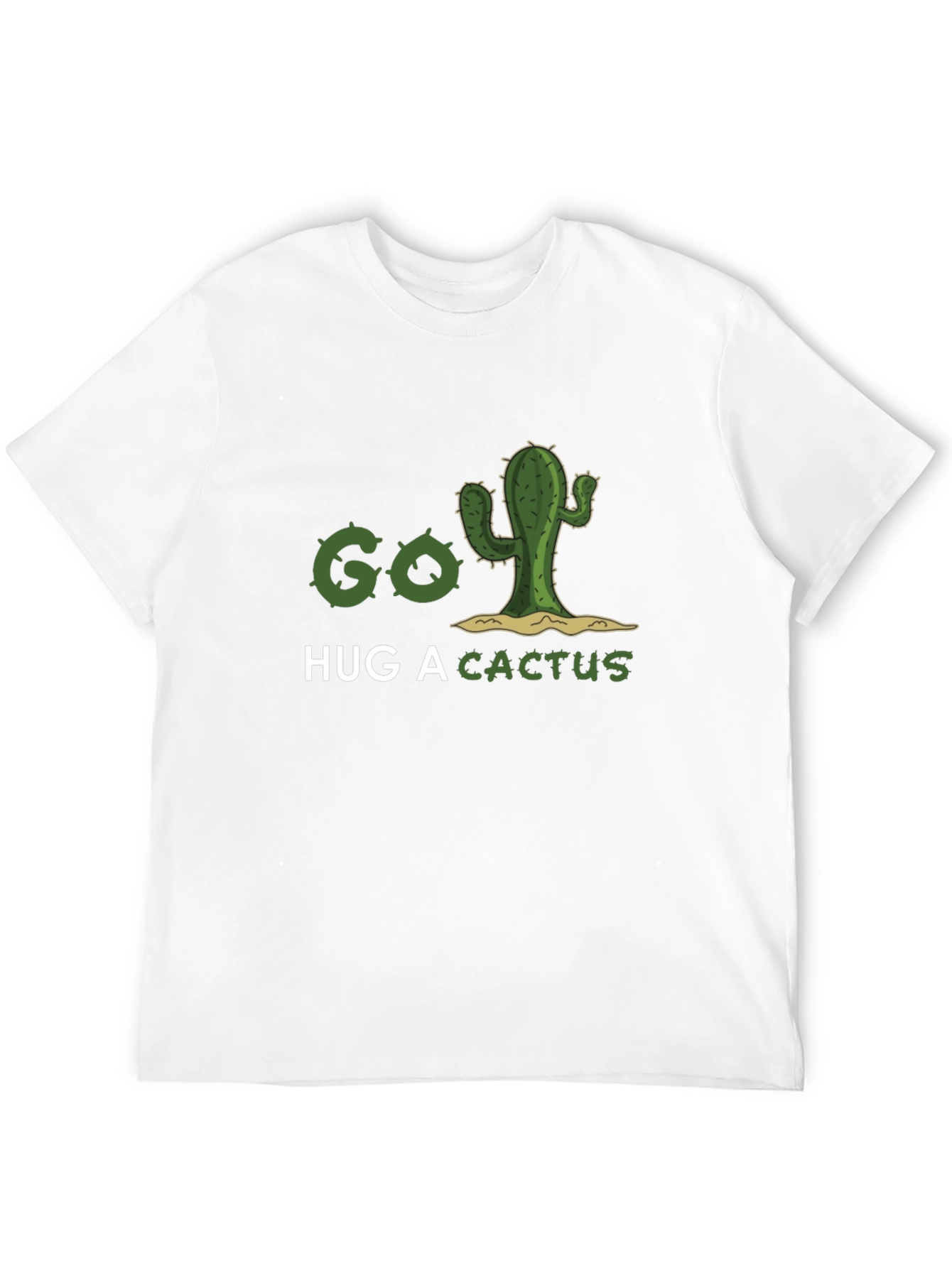 Go Hug A Cactus T-Shirt - Funny Graphic Tee