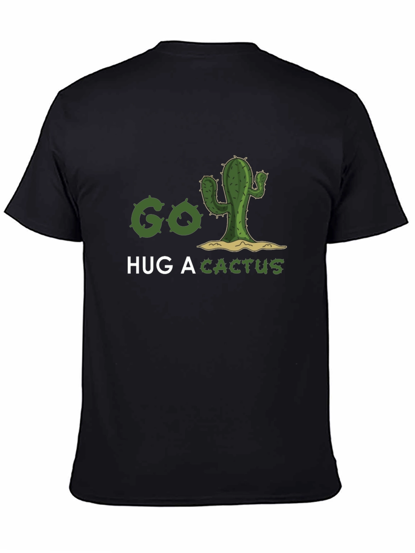 Go Hug A Cactus T-Shirt - Funny Graphic Tee