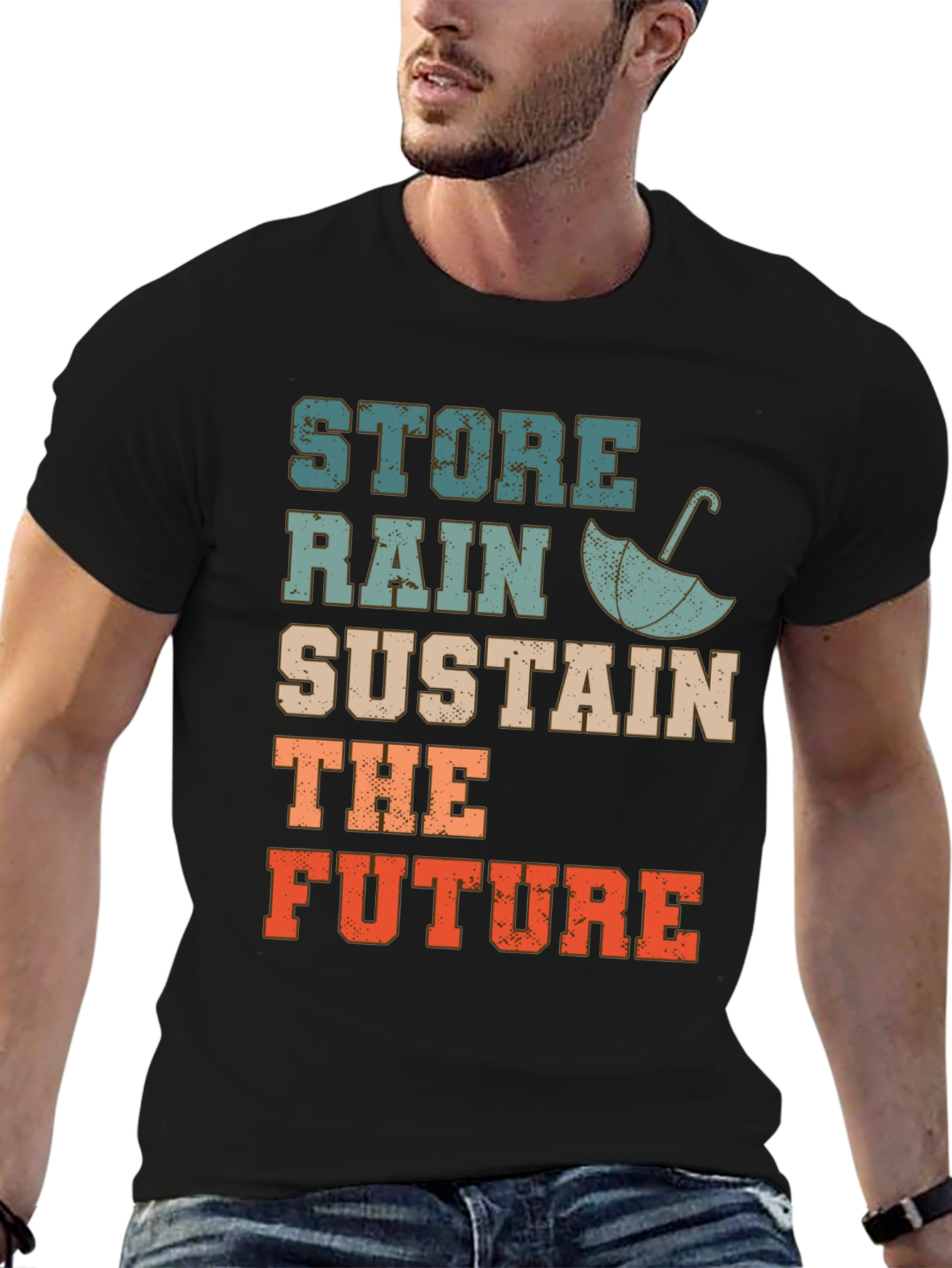 Store Rain Sustain The Future Graphic Tee