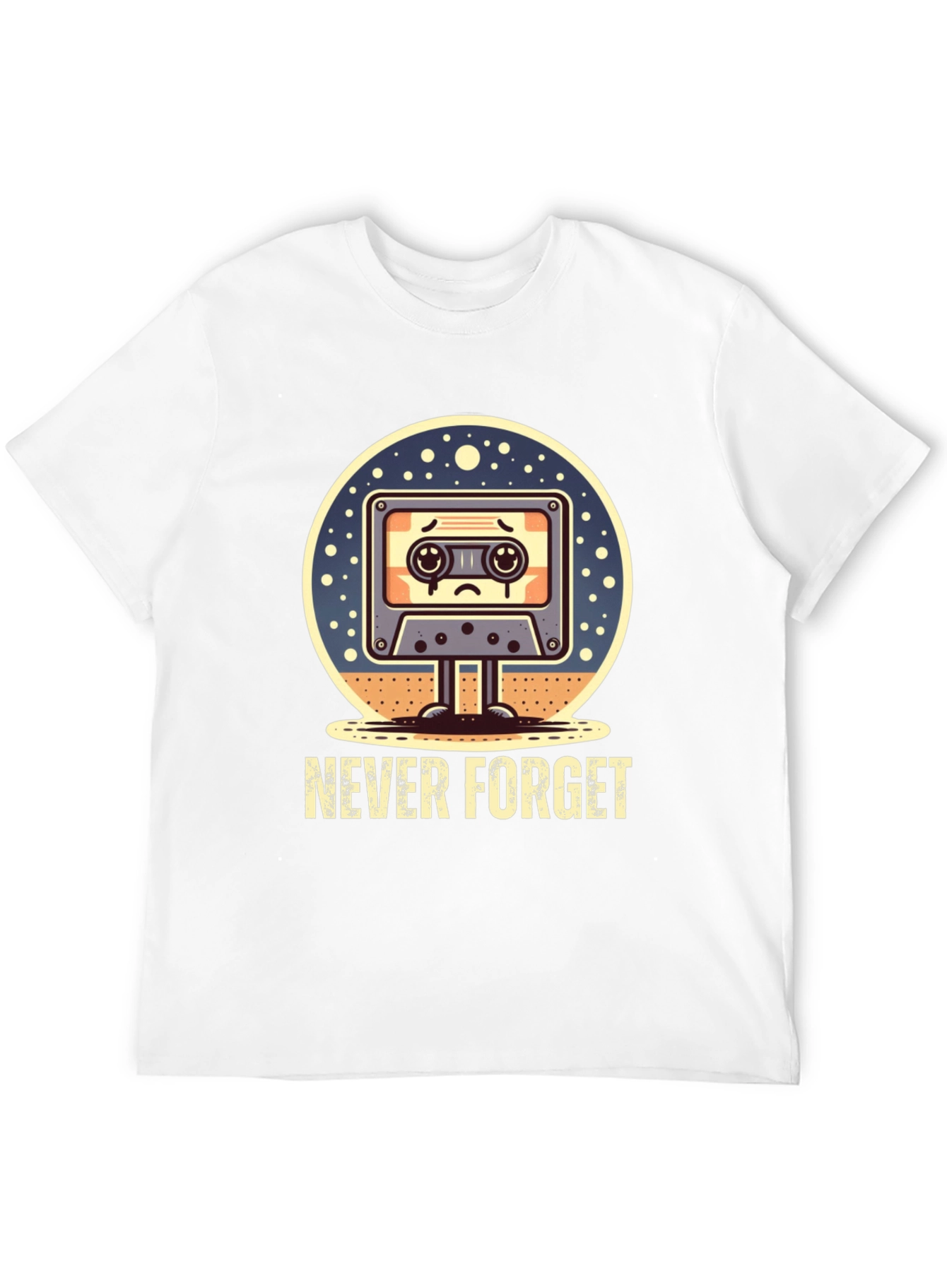 Never Forget Retro Cassette Tape T-Shirt