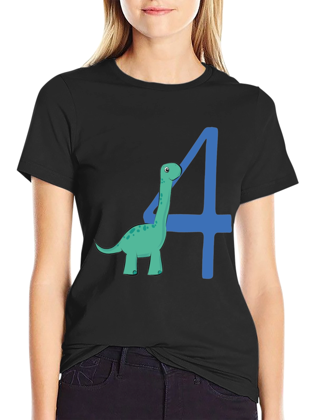 Dino 4th Birthday T-Shirt