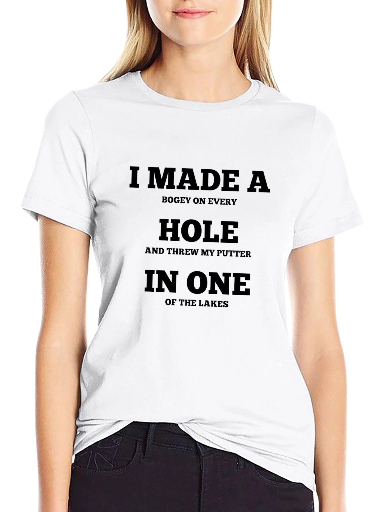 Golf Humor T-Shirt: Bogey on Every Hole