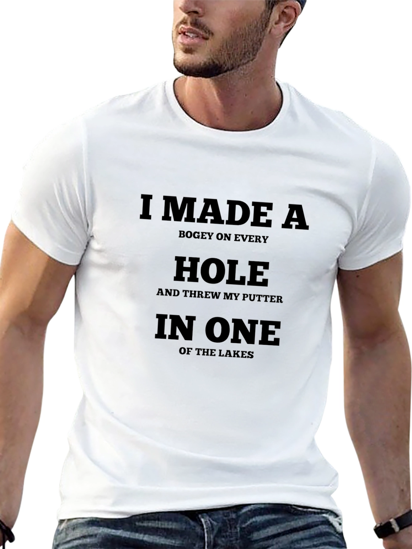 Golf Humor T-Shirt: Bogey on Every Hole