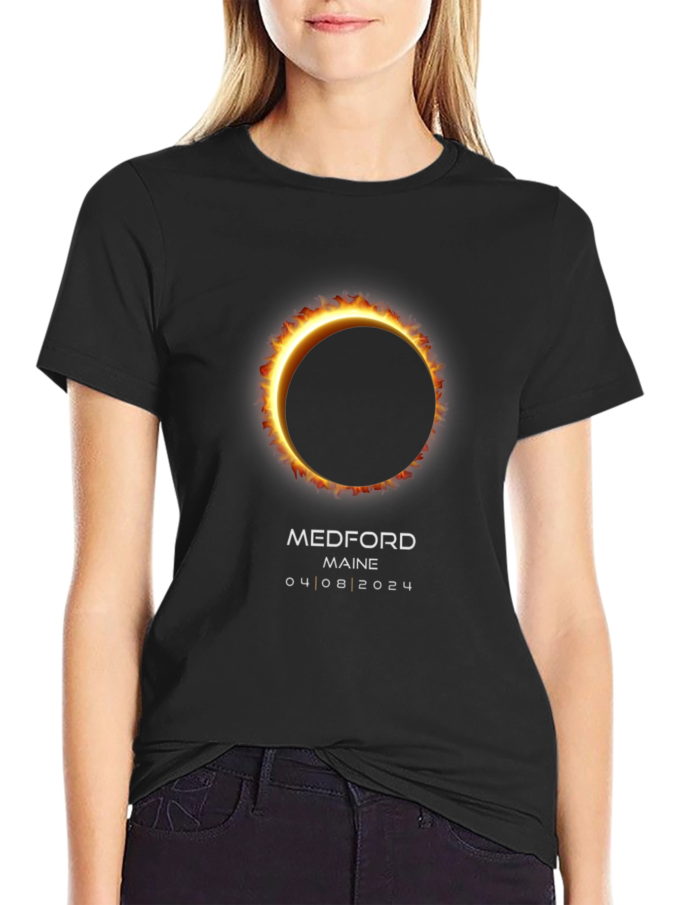 Medford Maine 2024 Eclipse T-Shirt