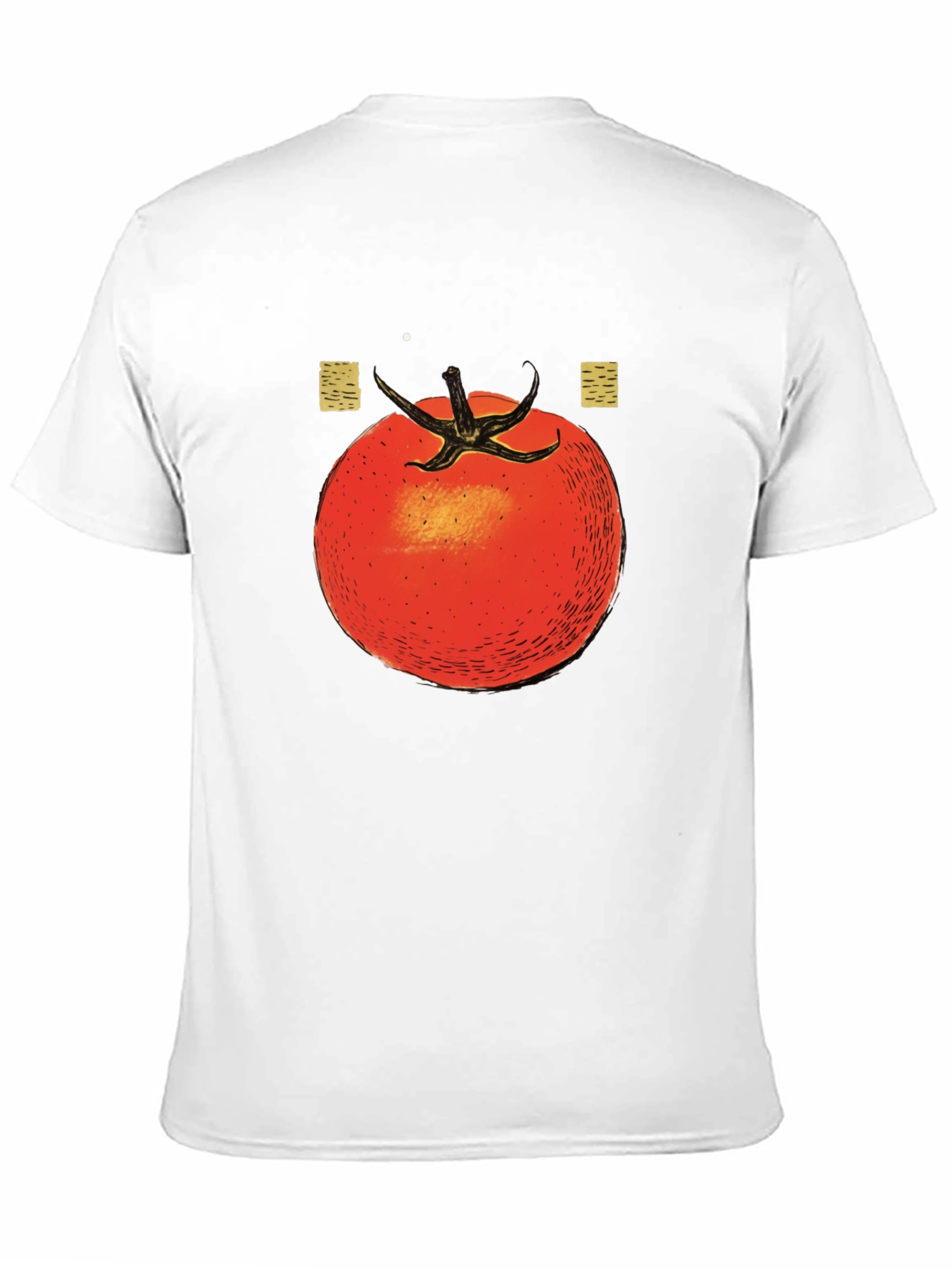 Tomato Graphic Print Black T-Shirt