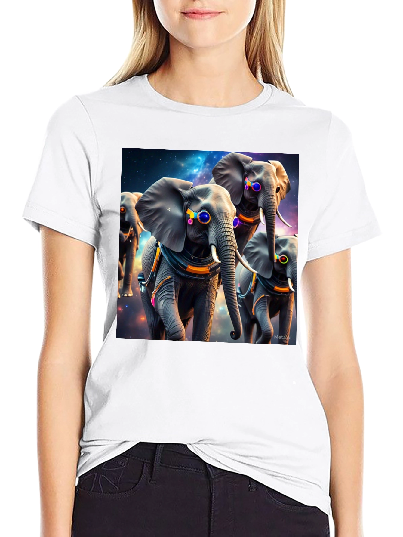 Cosmic Elephant T-Shirt: Unique Graphic Tee