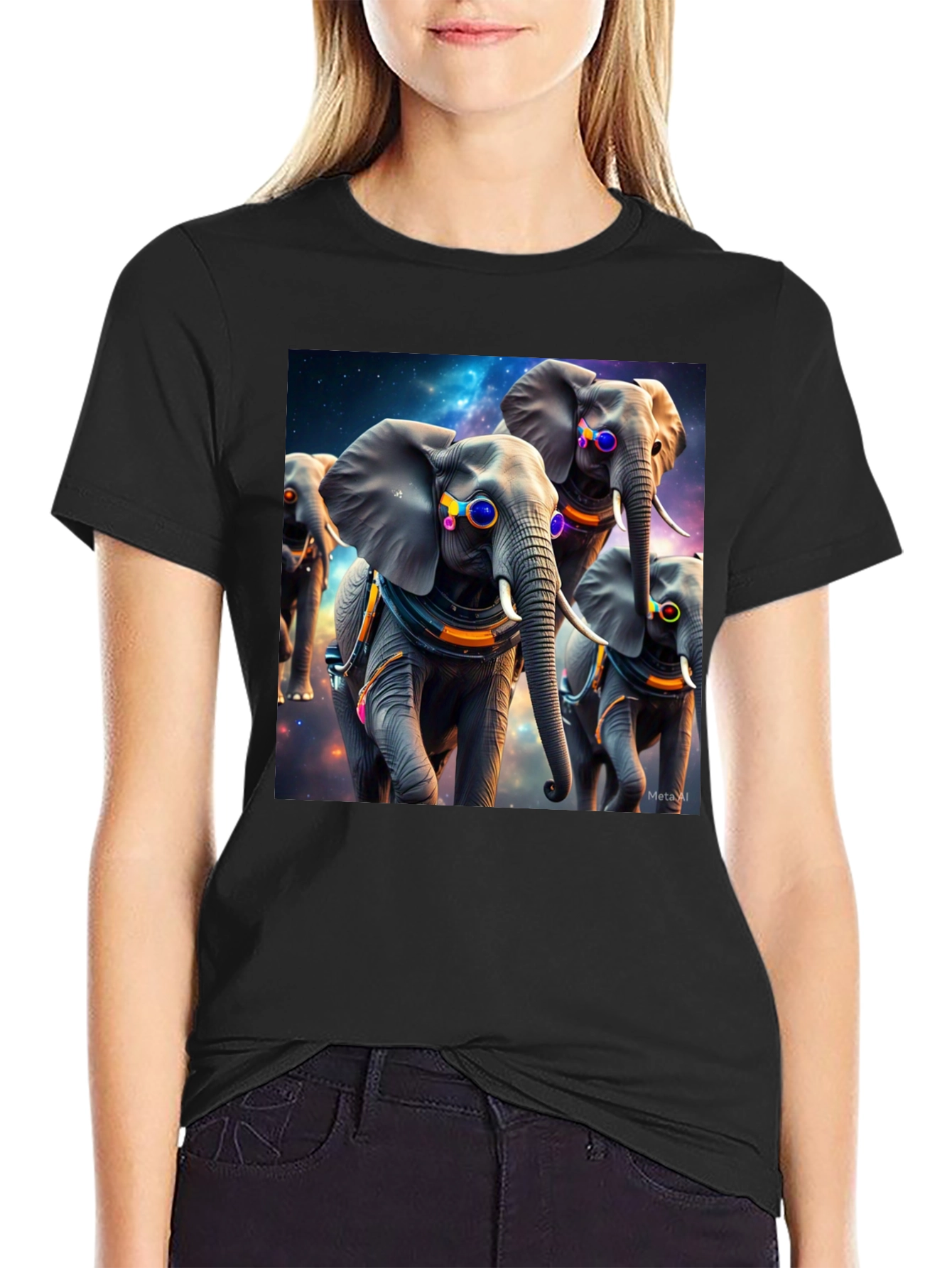 Cosmic Elephant T-Shirt: Unique Graphic Tee