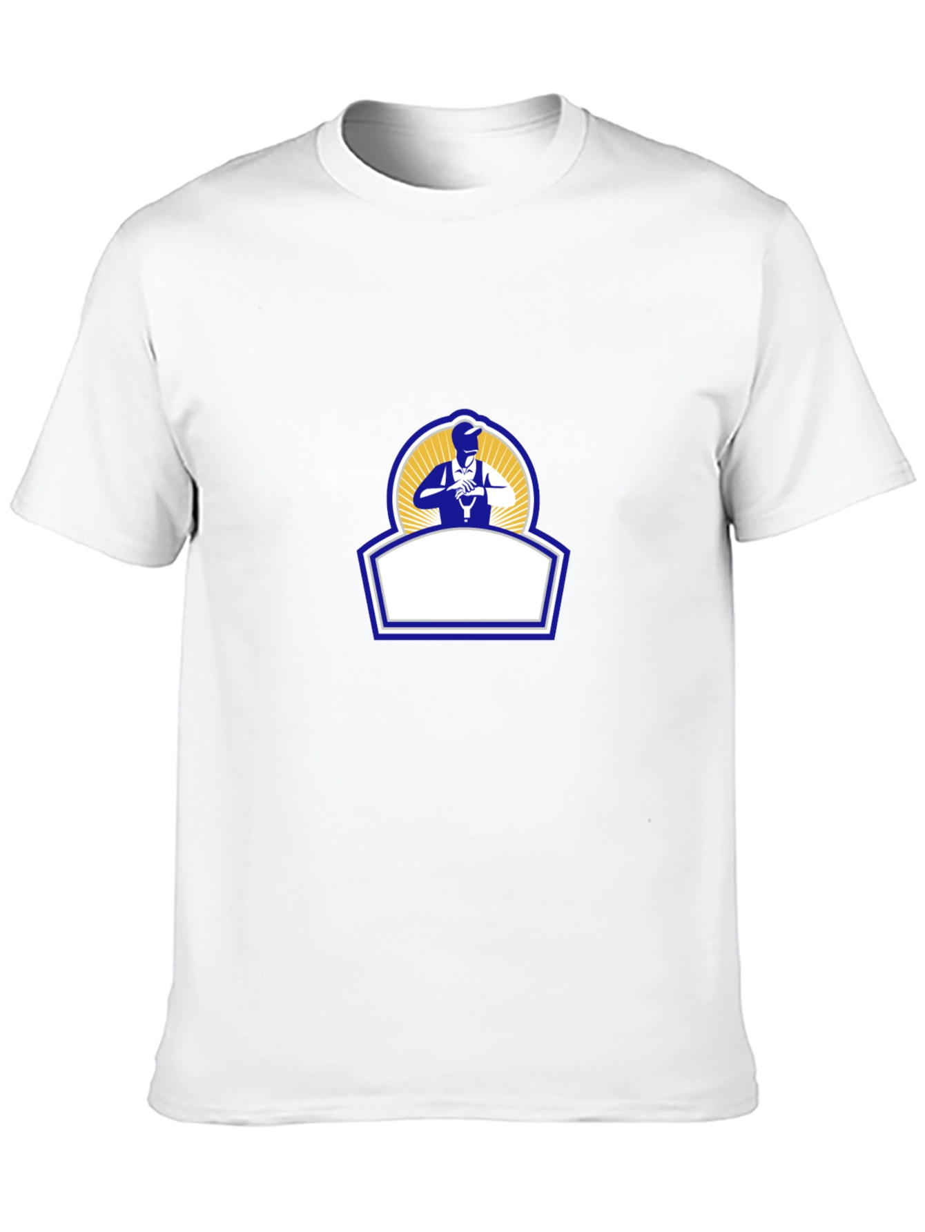Black Graphic Tee - Electrician Design