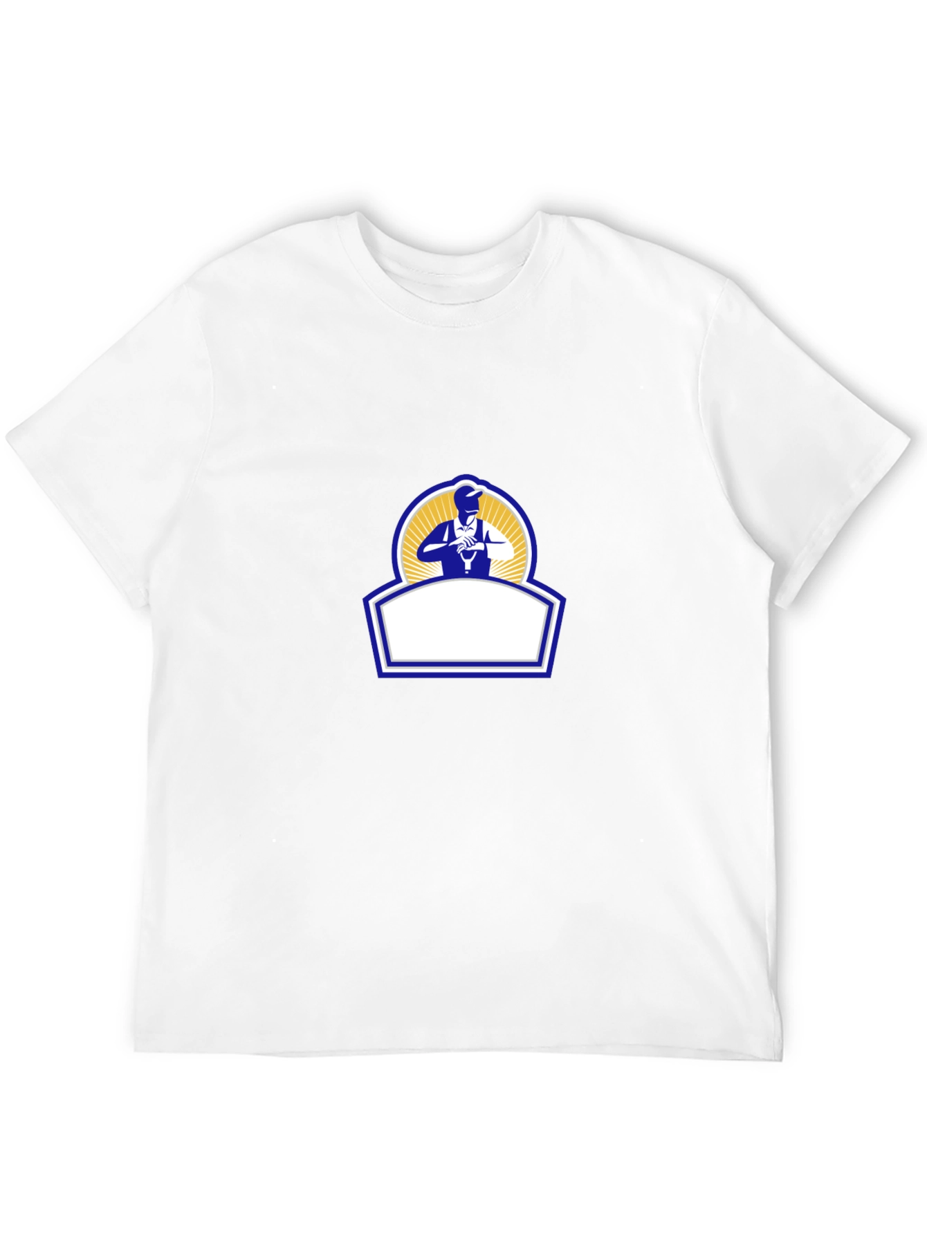 Black Graphic Tee - Electrician Design