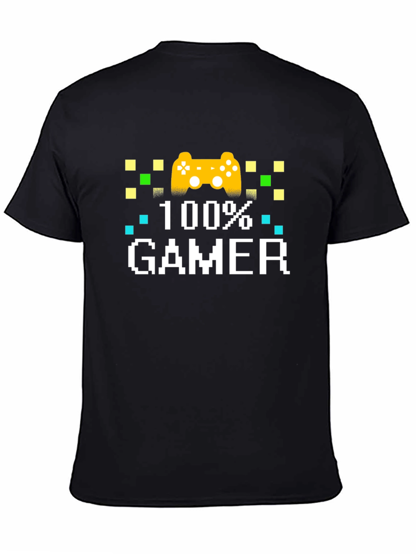 100% Gamer Black Graphic T-Shirt