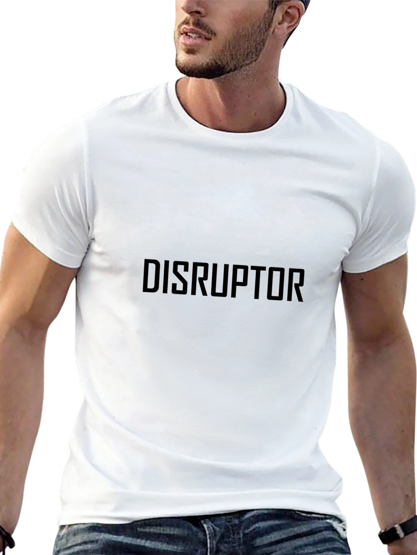 Disruptor Black Graphic Tee - Mens