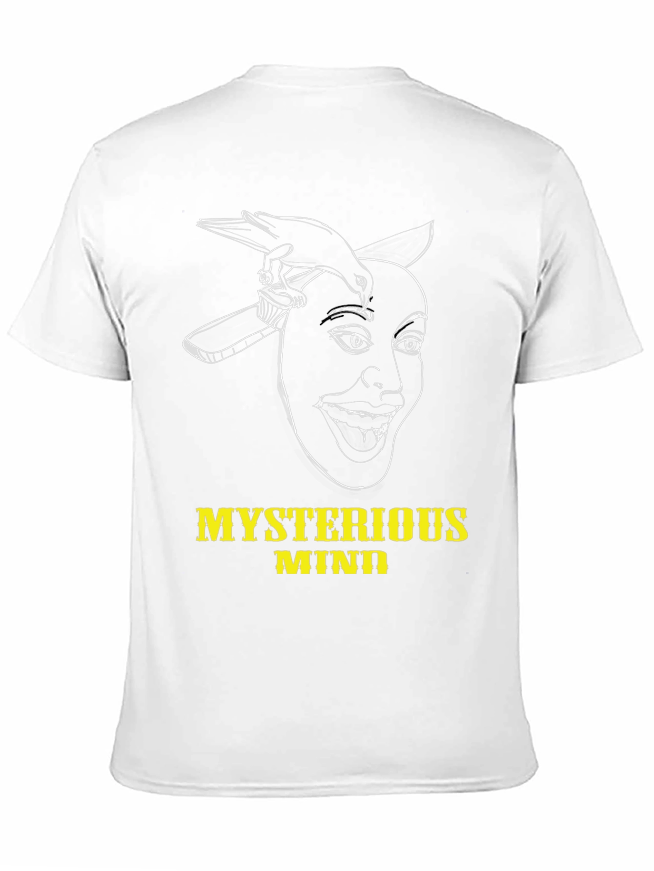 Mysterious Mind Black Graphic Tee