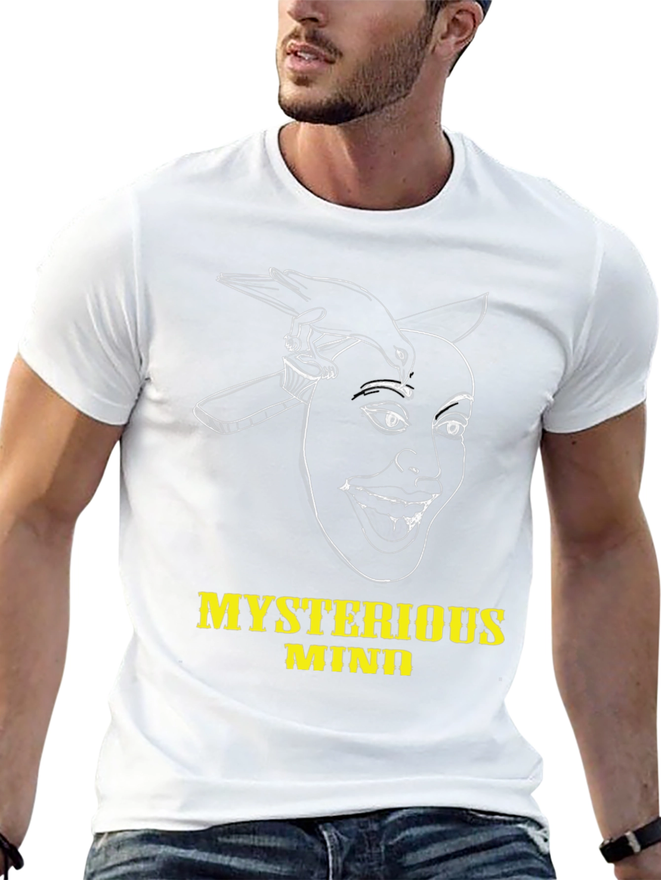 Mysterious Mind Black Graphic Tee