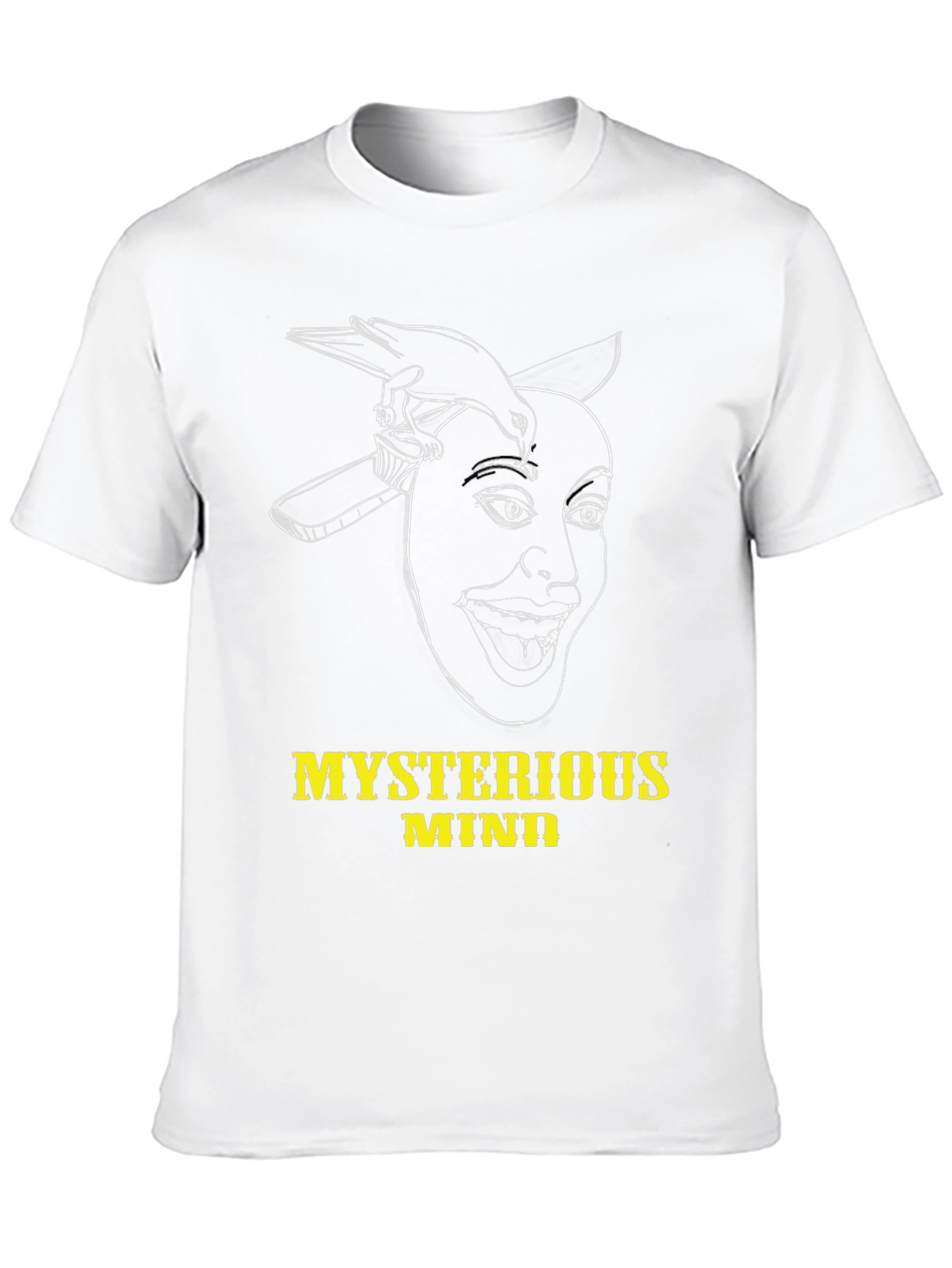 Mysterious Mind Black Graphic Tee