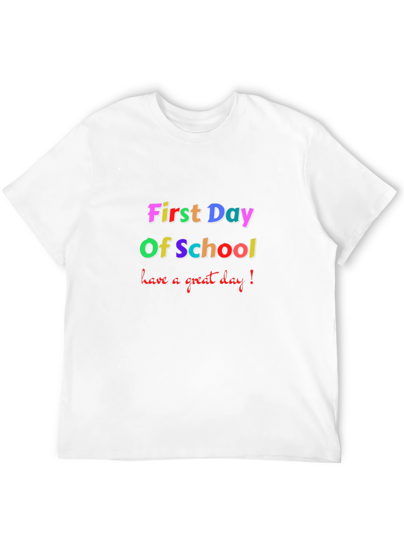 First Day of School Graphic T-Shirt