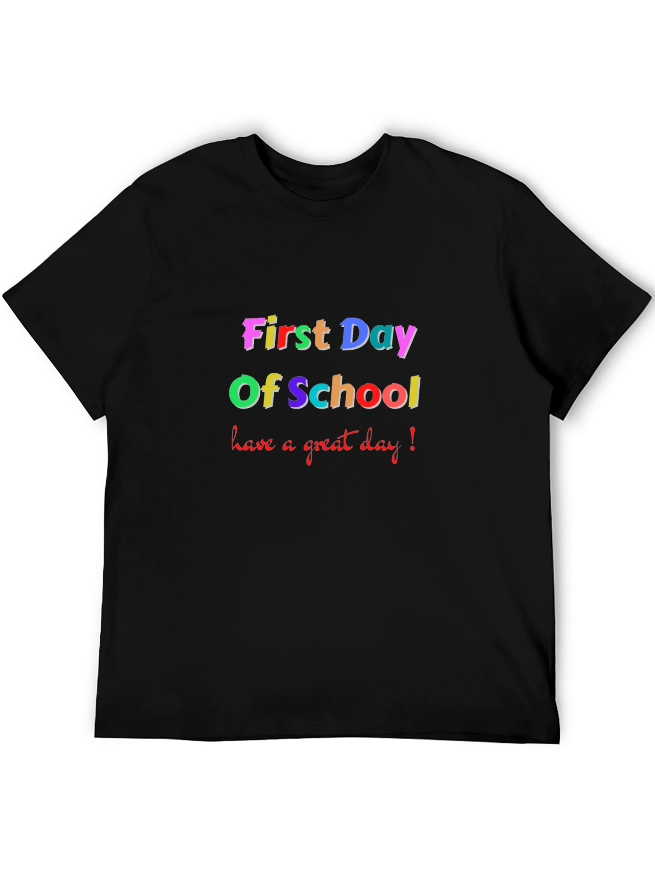 First Day of School Graphic T-Shirt